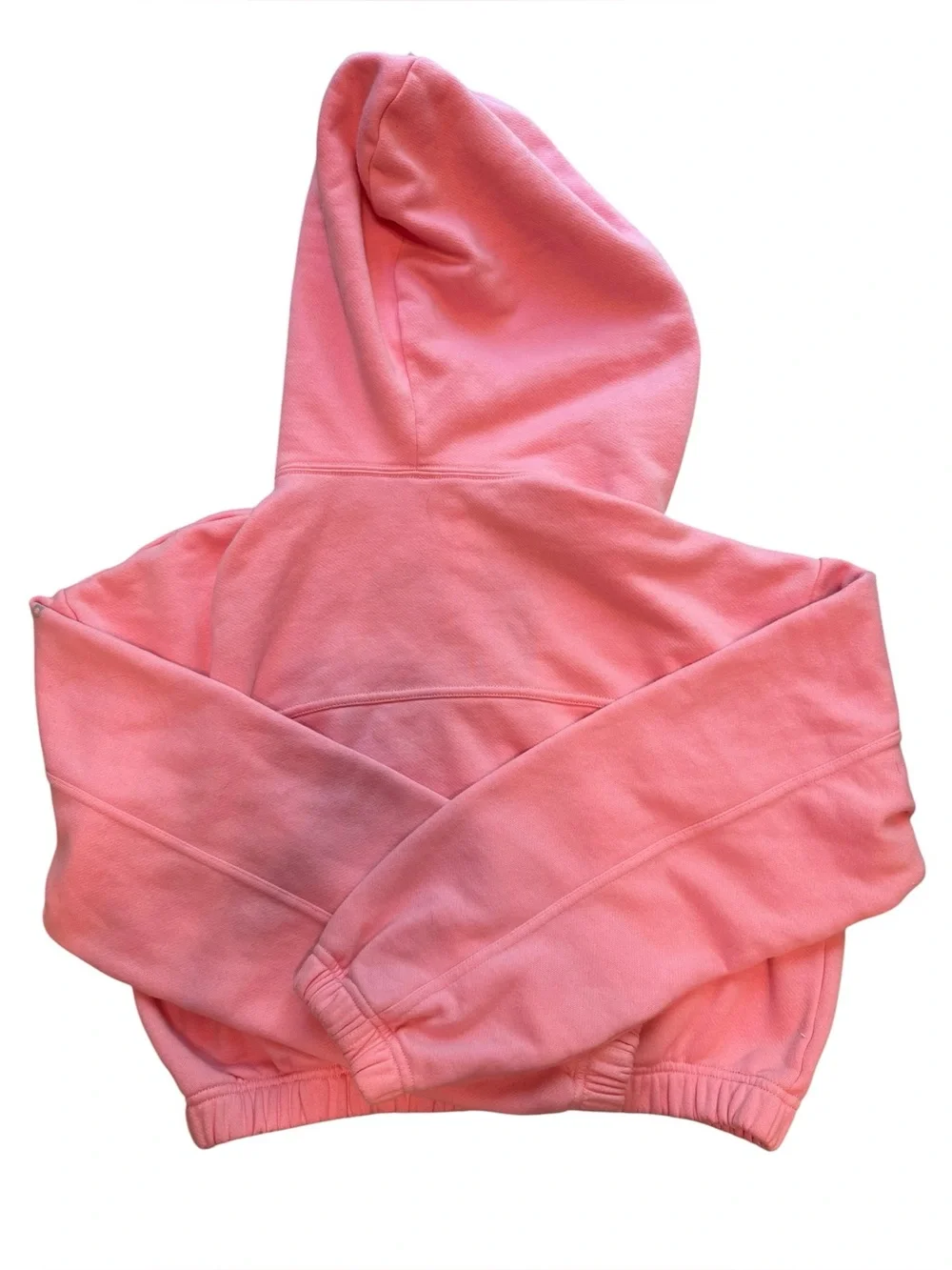 Alo Yoga Stadium Half Zip Hoodie in Macaron Pink